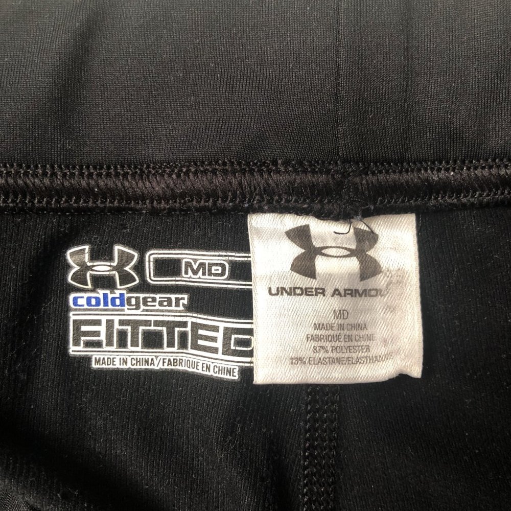 Under Armour Coldgear Fitted Compression Black Le… - image 4